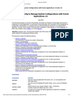 Using AutoConfig to Manage System Configurations with Oracle Applications 11i (Doc ID 165195.1)