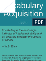 Vocabulary Acquisition 