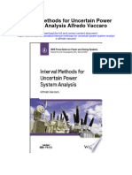 Interval Methods For Uncertain Power System Analysis Alfredo Vaccaro Full Chapter