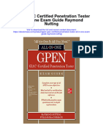 Download Gpen Giac Certified Penetration Tester All In One Exam Guide Raymond Nutting full chapter