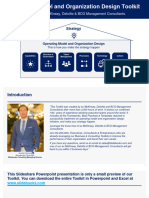 Operating Model and Organization Design Toolkit: Created by Ex-Mckinsey, Deloitte & BCG Management Consultants