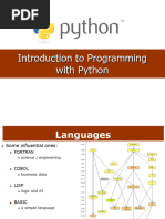 Introduction To Programming With Python