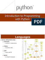 Introduction To Programming With Python