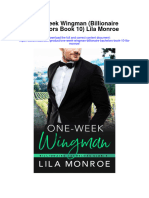 One Week Wingman Billionaire Bachelors Book 10 Lila Monroe Full Chapter