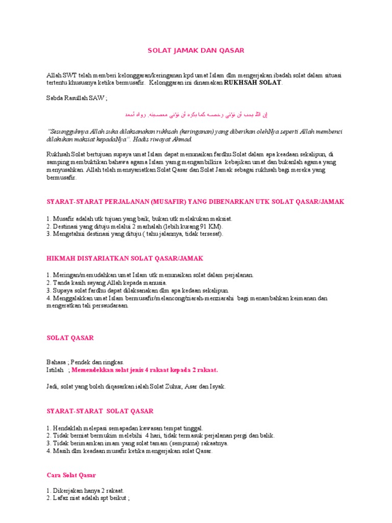 Solat Solat Sunat Pdf