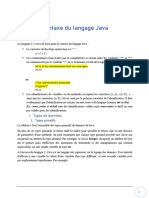 Ch03 Syntaxe Du Langage Java