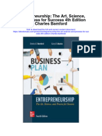 Entrepreneurship The Art Science and Process For Success 4Th Edition Charles Bamford Full Chapter