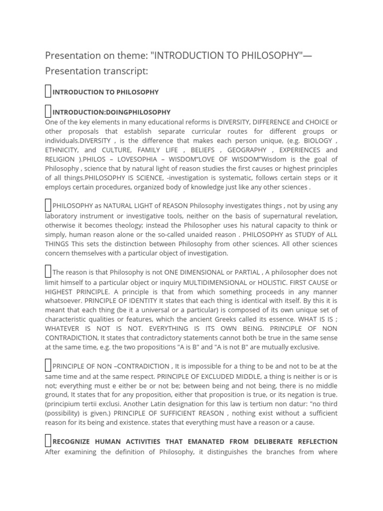 Philosophy | PDF | Epistemology | Argument