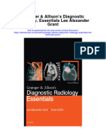Grainger Allisons Diagnostic Radiology Essentials Lee Alexander Grant Full Chapter
