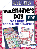 Valentine's Day: Fact Hunt & Doodle Infographic