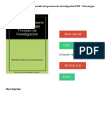 Metodologia, diseño y desarrollo del proceso de investigacion PDF - Descargar, Leer DESCARGAR LEER ENGLISH VERSION DOWNLOAD READ.