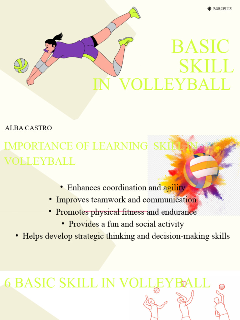 GROUP 4 Basic Skill of Volleyball | PDF