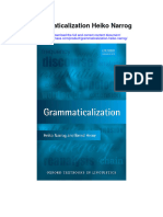 Download Grammaticalization Heiko Narrog full chapter