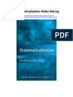 Grammaticalization Heiko Narrog Full Chapter