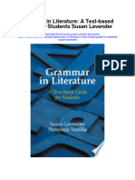 Download Grammar In Literature A Text Based Guide For Students Susan Lavender full chapter