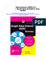 Download Graph Data Science Gds For Dummies Neo4J Special Edition Amy Hodler full chapter