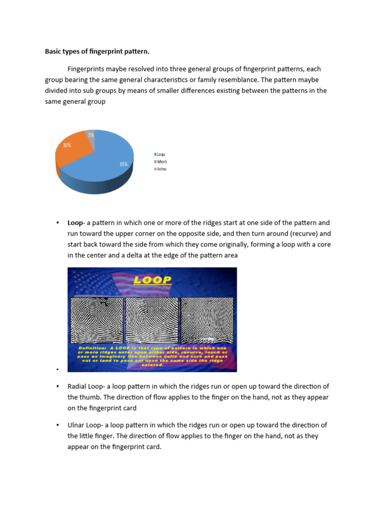 Fingerprint Pattern PDF Zoom Lens Fingerprint