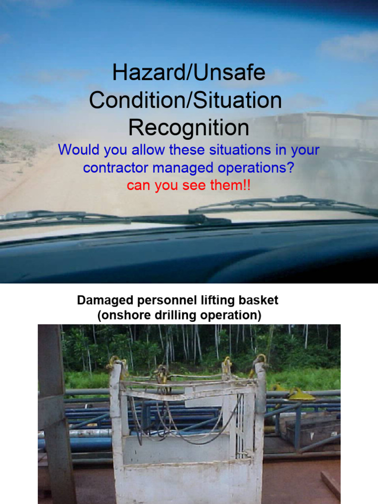 Hazard Spotting | PDF | Forklift | Crane (Machine)