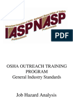 OSHA Job Hazard Analysis