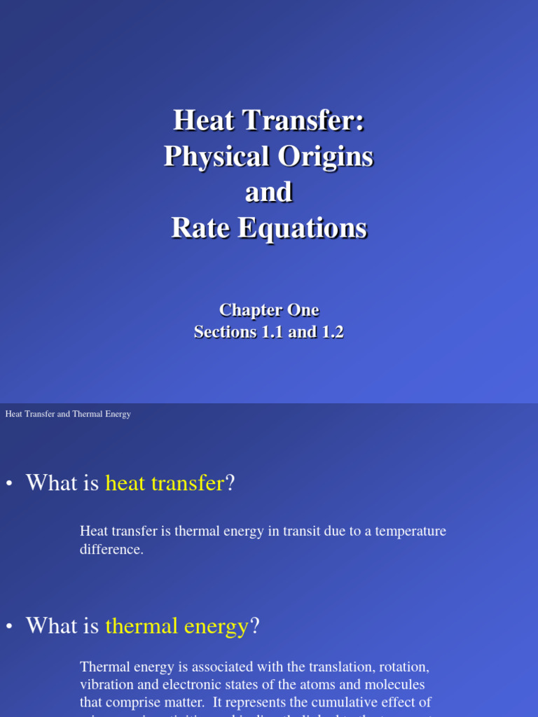 Heat Transfer | PDF | Heat Transfer | Thermal Conduction