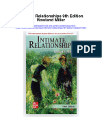 Intimate Relationships 9Th Edition Rowland Miller Full Chapter