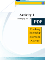 TI Activity 3 Managing The Classroom