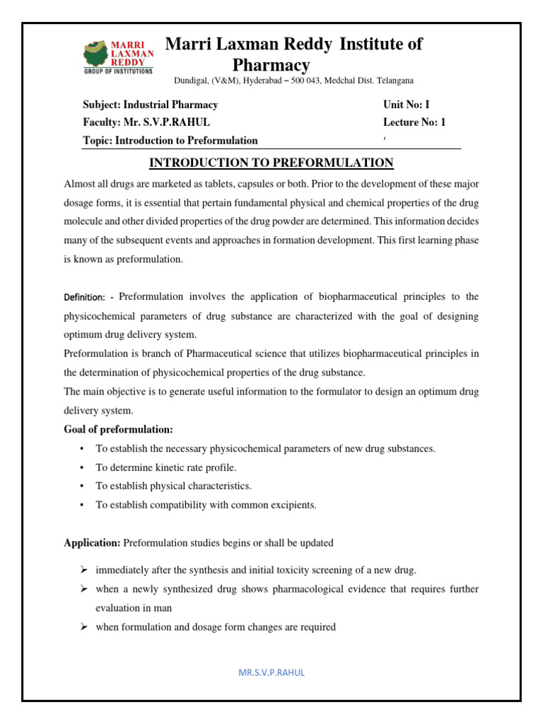 Industrial Pharmacy 1 Pdf Tablet Pharmacy Acid Dissociation