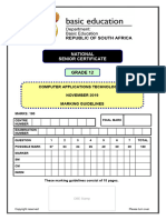 Computer Application Technology P1 Nov 2019 Memo Eng