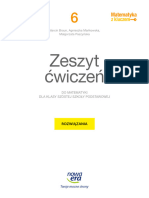 Matematyka z Kluczem Klasa 6 Zeszyt Cwiczen Rozwia