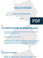 Plano de Missão Do Ramo Quixeramobim