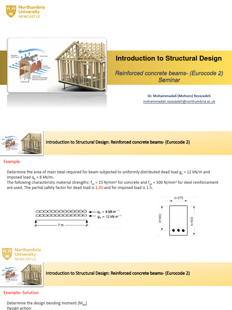 Reinforced Concrete Beams Design Guide | PDF | Science & Mathematics ...