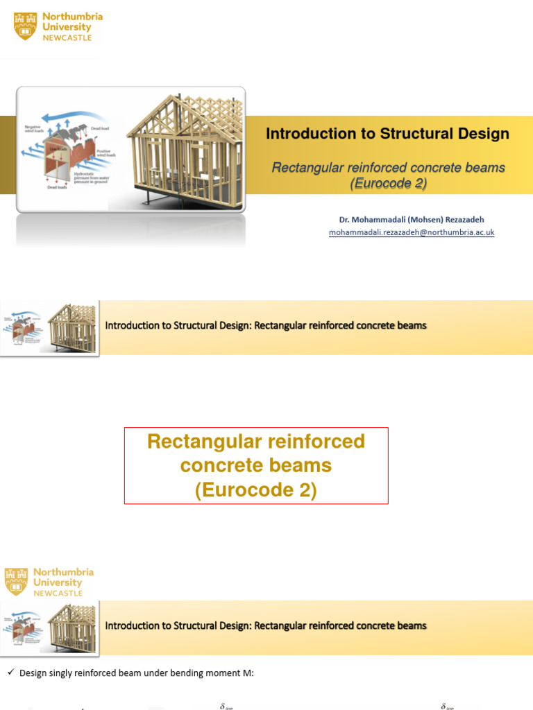 Week 33_Design of Rectangular reinforce | PDF | Beam (Structure ...
