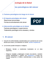 Tema 11. Factores Psicolã Gicos Del Cã¡ncer - PsicoSalud - 2324
