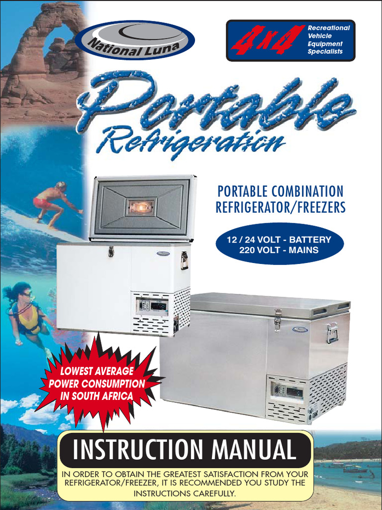 Portable Fridge/Freezer Guide | PDF | Refrigerator | Direct Current