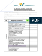 Indicadores Del Desarrollo Infantil para Derivaciones 2023