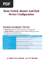 Basic Switch Configuration