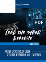 MS in Cyber Security Operations and Leadership