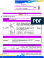 1° y 2° SESIÓN DE APRENDIZAJE SESIÓN 2-SEM.2-EXP.5-INGLÉS