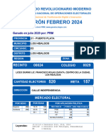 Padrón Febrero 2024: Partido Revolucionario Moderno