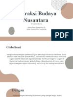 Interaksi Budaya Nusantara: Di Kancah Dunia Albert Rizky Syahputra (5) Alifah Khoirun Nisa Nuraini