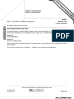 Cambridge International Advanced Level