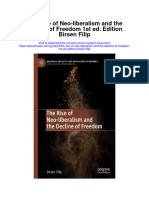 Download The Rise Of Neo Liberalism And The Decline Of Freedom 1St Ed Edition Birsen Filip full chapter