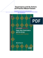 Open Data Governance and Its Actors Theory and Practice Maxat Kassen Full Chapter