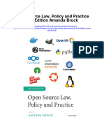 Open Source Law Policy and Practice 2Nd Edition Amanda Brock Full Chapter
