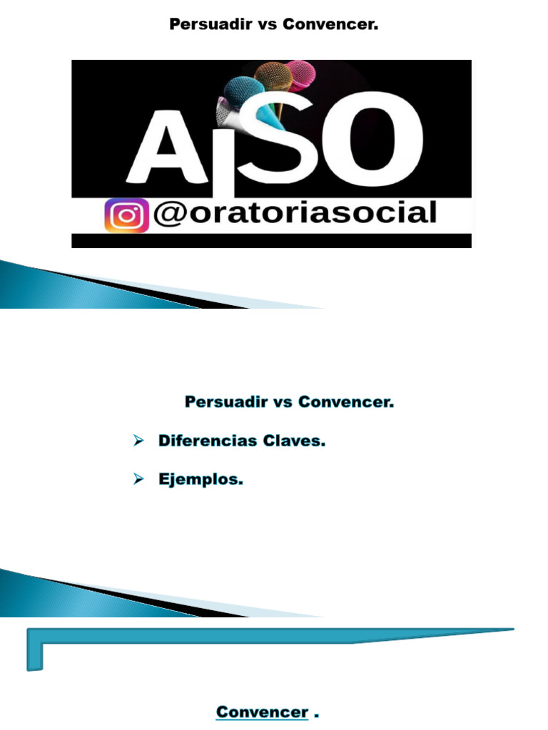 Persuadir vs Convencer: Claves y Ejemplos | PDF