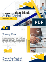 Biru dan Kuning Modern Strategi Pertumbuhan Bisnis di Era Digital Presentasi