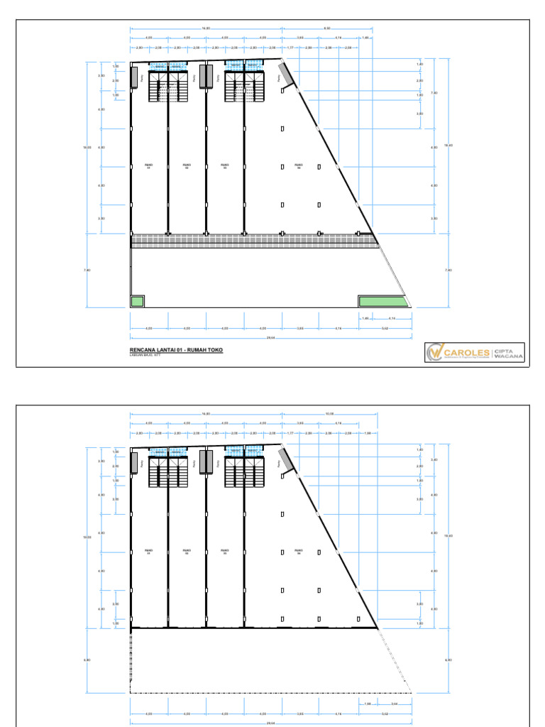 Floor Plans for Ruko in Labuan Bajo | PDF
