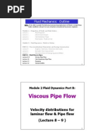 Fluid Mechanics - Lecture 7 - 9 - Viscous + NNF Pipe Flowx