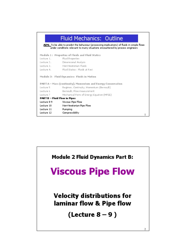 Non-Newtonian Fluid Mechanics Overview | PDF | Fluid Dynamics | Shear ...