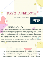 Day 2 - Anekdota